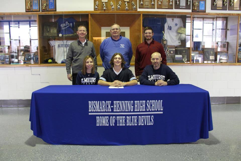 Noah Jordan Signs with Elmhurst