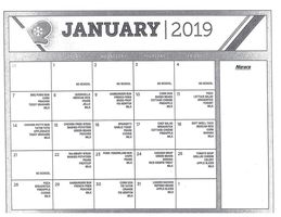 2019-01 BHJH-BHRA Menu