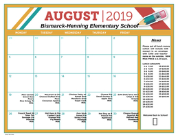 2019-08 BHES Menu