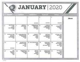 January 2020 - BHJH - BHRA Menu