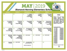 May 2019 Menu