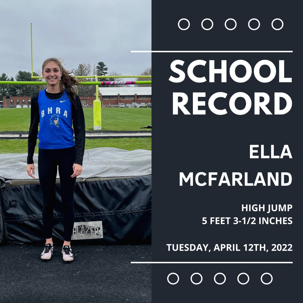 Ella McFarland - School Record